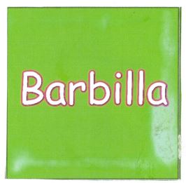 Trademark BARBILLA