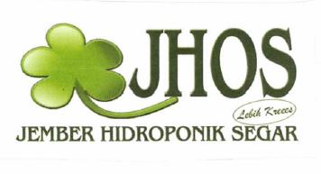 Trademark JHOS JEMBER HIDROPONIK SEGAR + LOGO