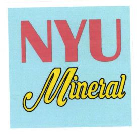 Trademark NYU MINERAL