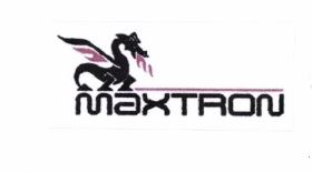 Trademark MAXTRON + logo