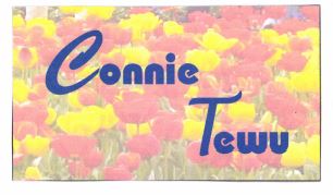 Trademark CONNIE TEWU + logo