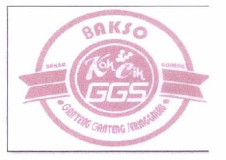 Trademark KAK CIK GGS BAKSO GRATENG GANTENG SERING GALAU + LOGO