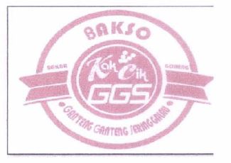 Trademark KAK CIK GGS BAKSO GRATENG GANTENG SERING GALAU + LOGO