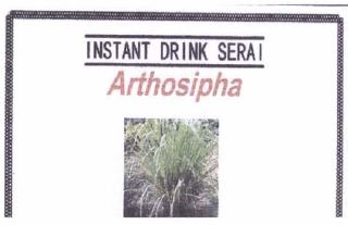 Trademark ARTHOSIPHA INSTANT DRINK SERAI + LUKISAN