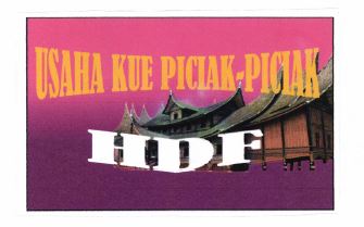 Trademark HDF USAHA KUE PICIAK-PICIAK +LOGO