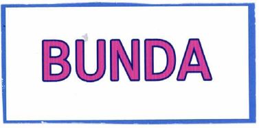 Trademark BUNDA