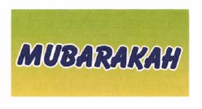 Trademark MUBARAKAH