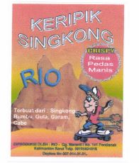 Trademark RIO KERIPIK SINGKONG