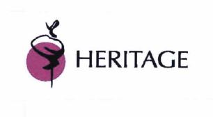 Trademark HERITAGE + LOGO