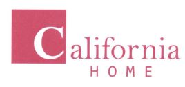 Trademark CALIFORNIA HOME + LOGO