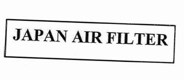Trademark JAPAN AIR FILTER
