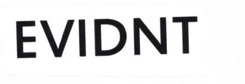 Trademark EVIDNT