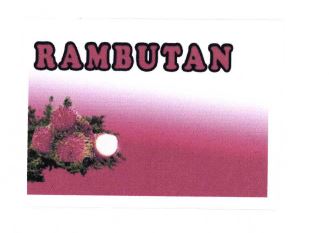 Trademark RAMBUTAN