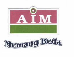 Trademark AIM Memang Beda + logo