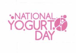 Trademark NATIONAL YOGURT DAY + logo