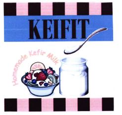 Trademark KEIFIT HOMEMADE KEFIR MILK + LOGO