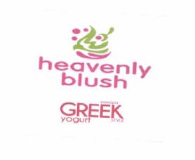 Trademark HEAVENLY BLUSH GREEK STYLE YOGURT + LOGO