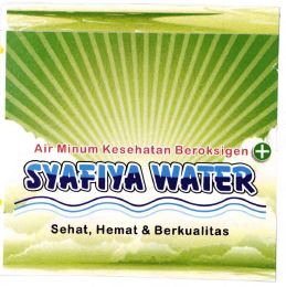 Trademark SYAFIYA WATER + LOGO