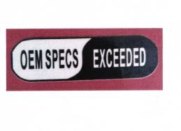 Trademark OEMSPECS EXCEEDED