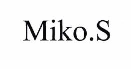 Trademark MIKO.S