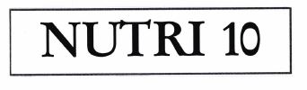 Trademark Nutri 10