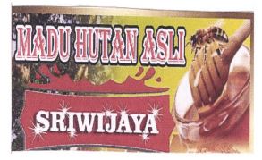 Trademark MADU HUTAN ASLI SRIWIJAYA + LOGO