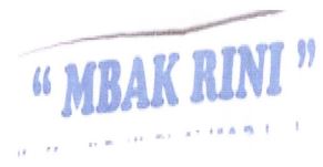 Trademark MBAK RINI