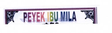 Trademark PEYEK IBU MILA