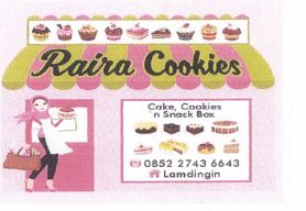 Trademark RAIRA COOKIES + LOGO