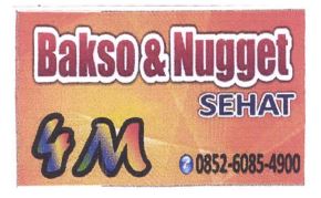 Trademark BAKSO & NUGGET 4 M SEHAT