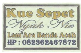 Trademark KUE SEPET NYAK NIE + LOGO