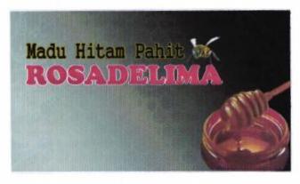 Trademark MADU HITAM PAHIT ROSADELIMA