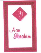 Trademark AAN IBRAHIM + LOGO