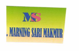 Trademark MARNING SARI MAKMUR + LOGO MS