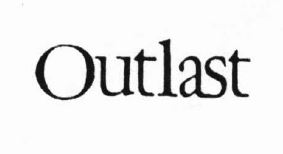 Trademark OUTLAST