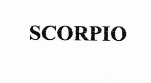 Trademark SCORPIO