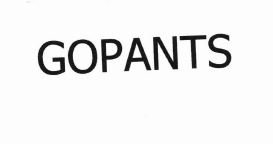 Trademark GOPANTS