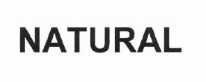 Trademark NATURAL