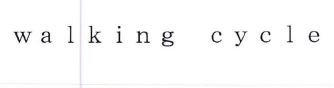 Trademark WALKING CYCLE