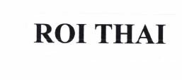 Trademark ROI THAI