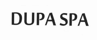 Trademark DUPA SPA