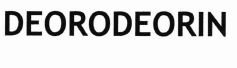 Trademark DEORODEORIN