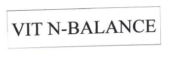 Trademark VIT N -BALANCE