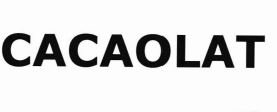 Trademark CACAOLAT