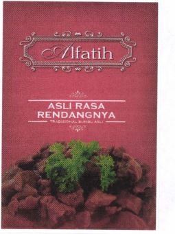 Trademark AL FATIH ASLI RASA RENDANGNYA + GAMBAR