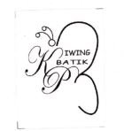 Trademark IWING BATIK + LOGO