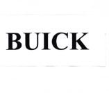 Trademark BUICK