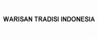 Trademark WARISAN TRADISI INDONESIA