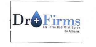 Trademark DR + FIRMS FAR INFRA RED MIST SPRAY BY ALTRAMS + LOGO