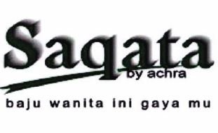 Trademark SAQATA BY ACHRA BAJU WANITA INI GAYA MU + LOGO